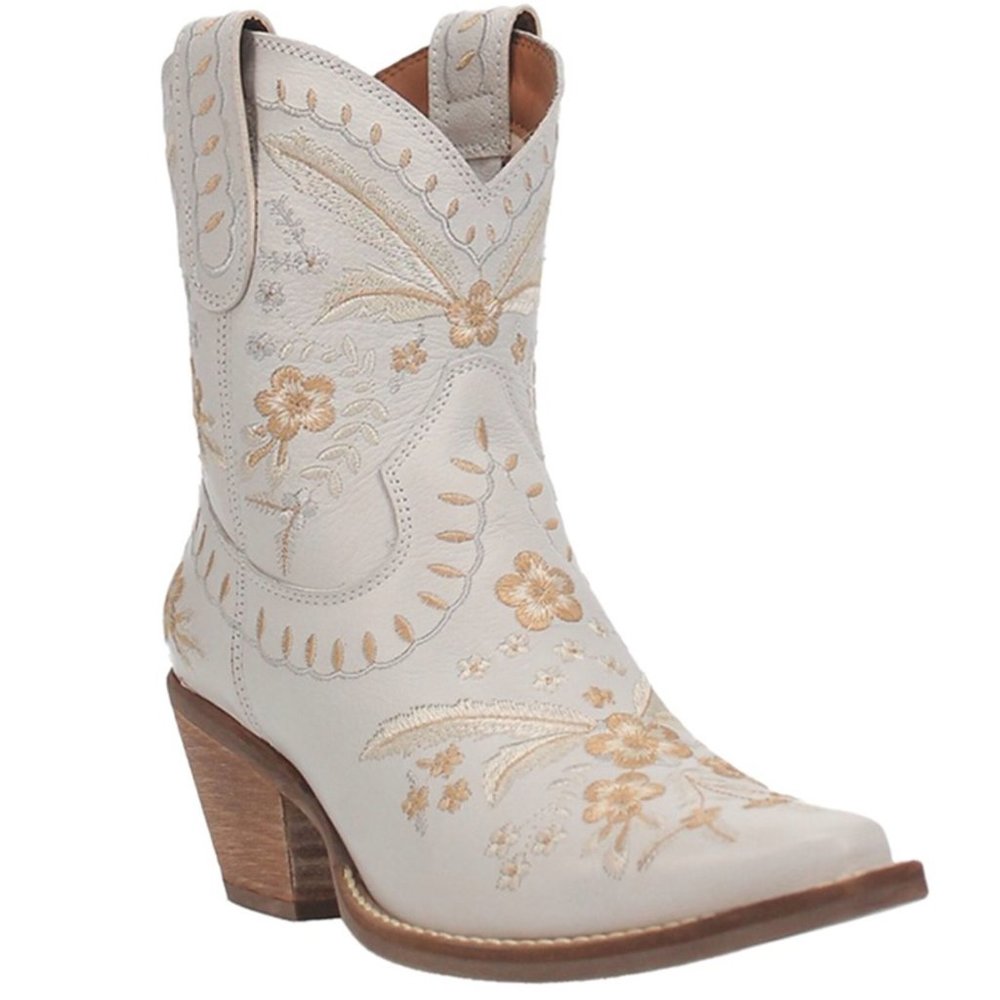 DINGO WOMEN'S PRIMROSE WESTERN BOOTIES - SNIP TOE WOMEN'S 11